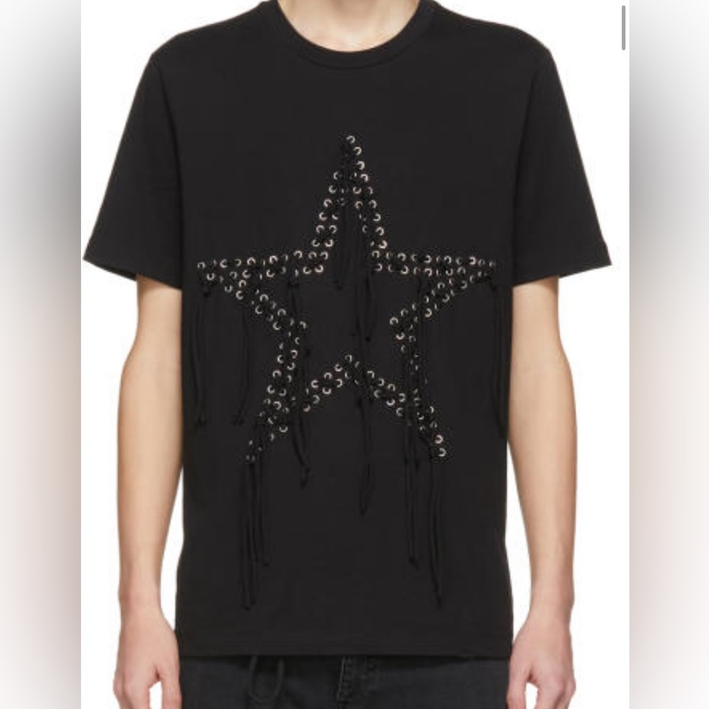 Diesel Blue Short Sleeve Tee with Star Design